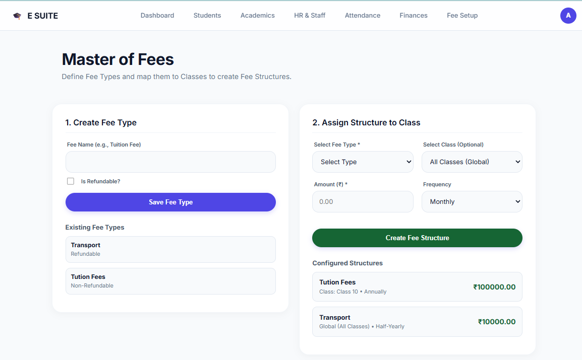 Master of Fees